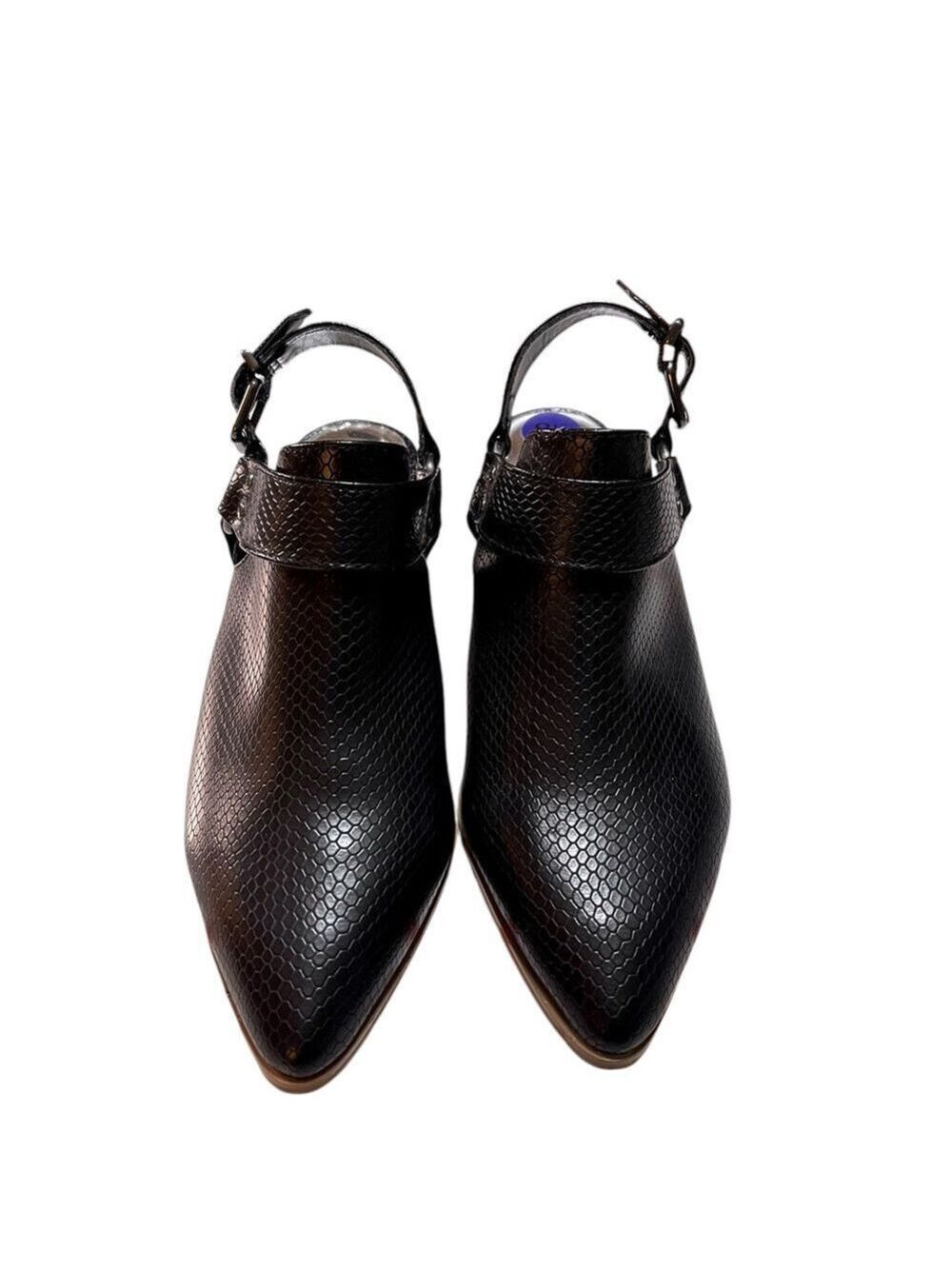 Carlos Santana "Pacey" Slingback Mules. Black Textured. Women’s Size 8.5 - Picture 5 of 10